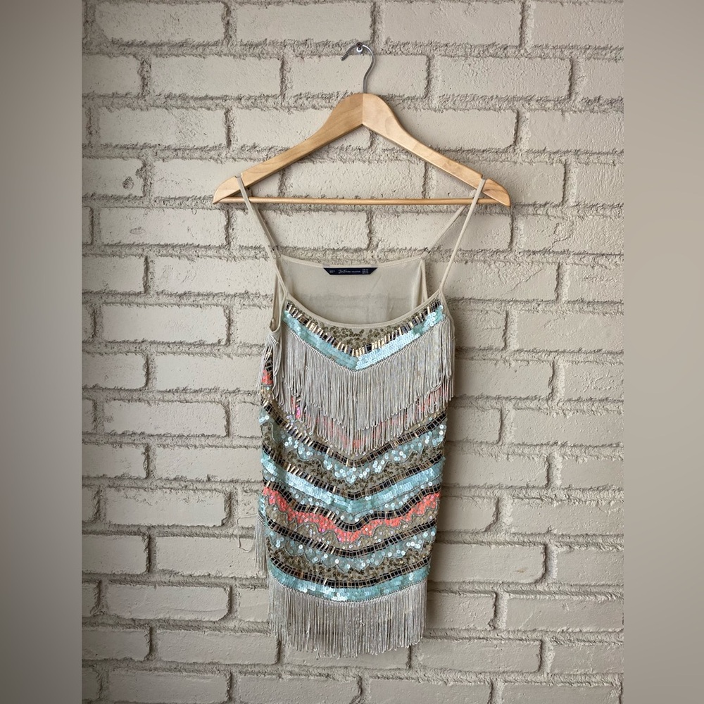 Zara Trafaluc sequined top XS
